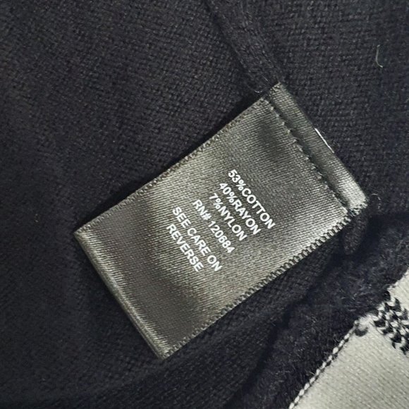 Hot Topic Black & White Skull Goth Punk Ruffle Hooded Cardigan Size Large - Picture 10 of 11